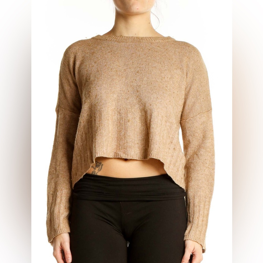 Madewell Alpaca Wool Knit Crop Sweater